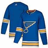 Blues Blank Blue Alternate Adidas Jersey,baseball caps,new era cap wholesale,wholesale hats